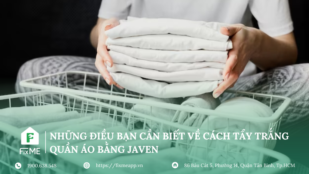 cach tay trang qaun ao bang javen